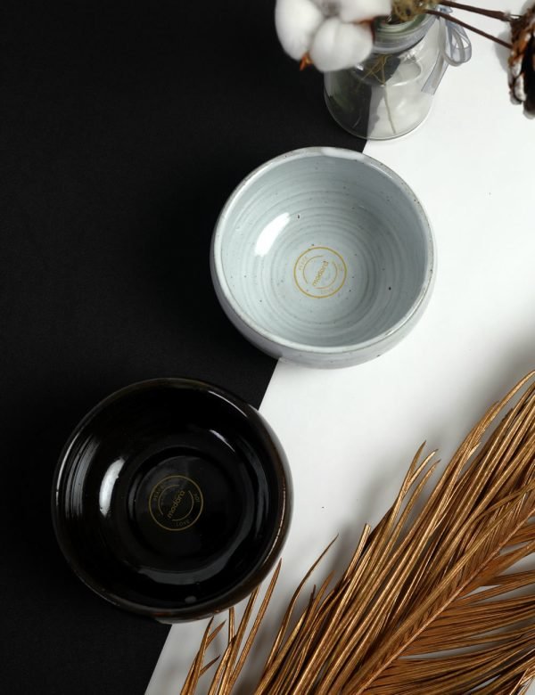 Handmade Masking Bowl with 9k Gold